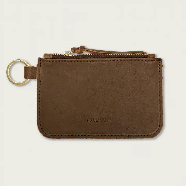 Leather Zip Key Pouch