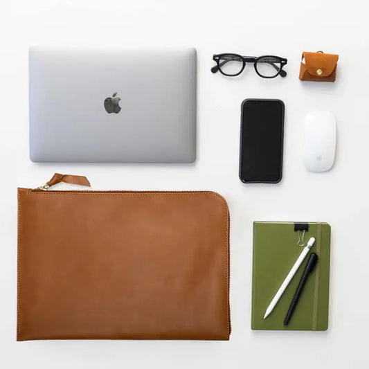 16" Leather Laptop Sleeve